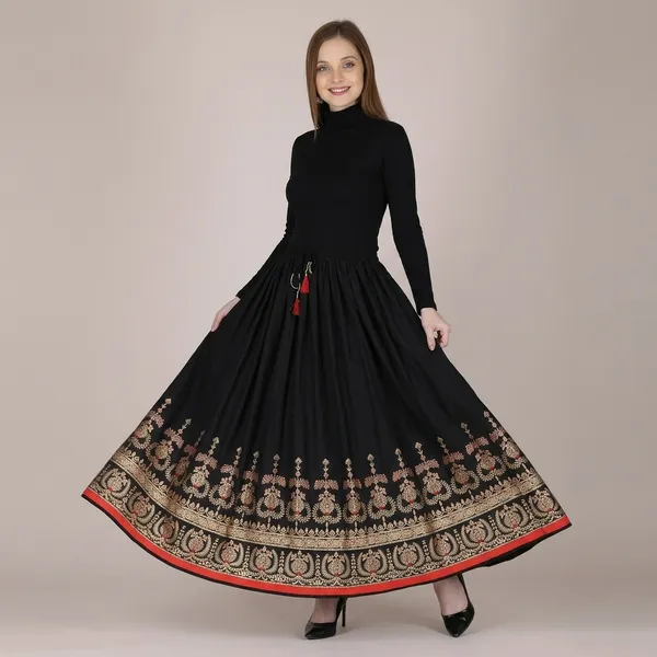 Cotton_Printed_Flared_Skirt_For_Women