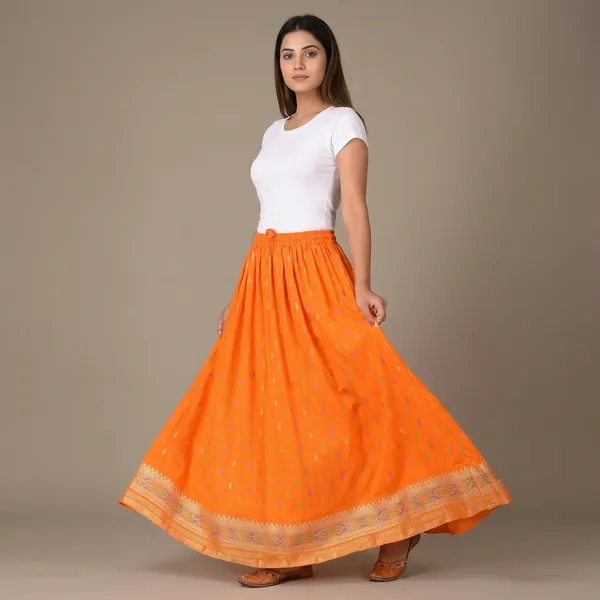 Women_S_Printed_Flared_Long_Skirt