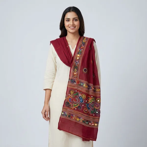 Cotton_Embroidered_Mirror_Work_Dupatta