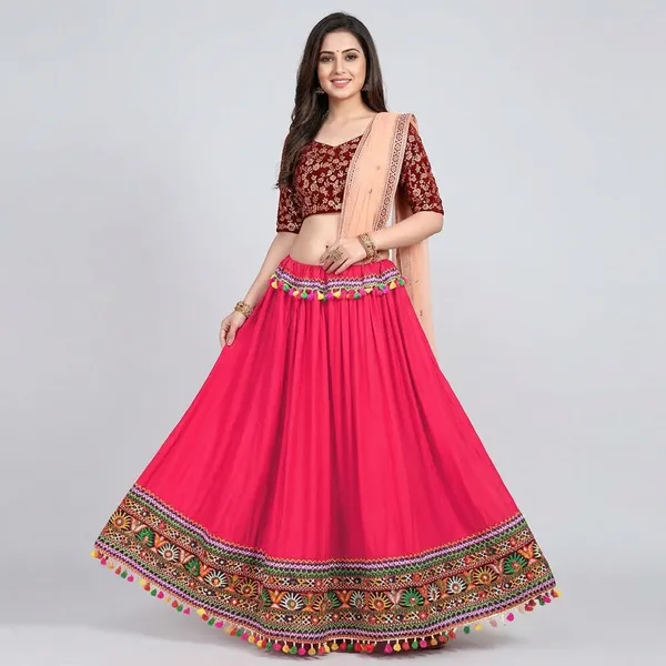 Women_S_Embroidered_Cotton_Rayon_Skirt