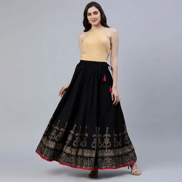 Block_Print_Long_Skirt_For_Women
