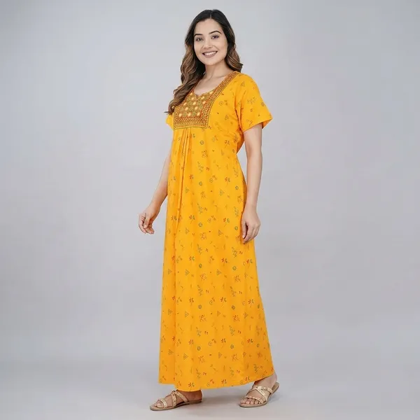 Cotton_Embroidery_Nightgown_With_Pockets_For_Women