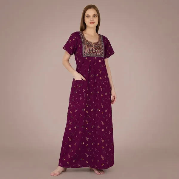 Women_S_Cotton_Embroidered_Nightgown_With_Pocket