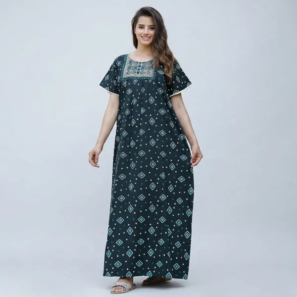 Cotton_Embroidered_Nighty_For_Women