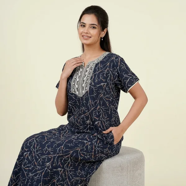 Cotton_Embroidery_Nighty_For_Women