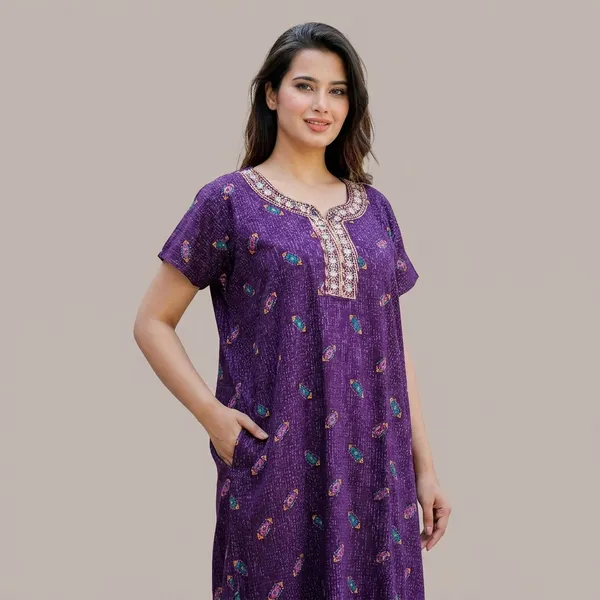 Cotton_Embroidery_Nighty_For_Women