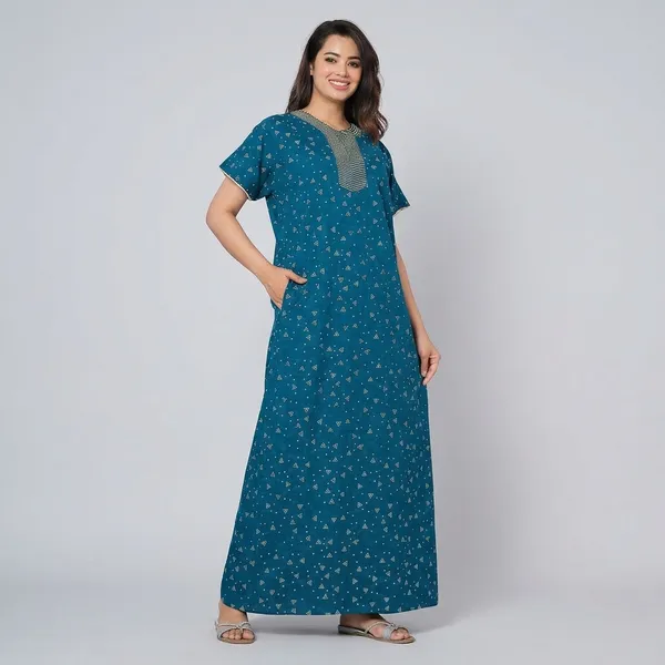 Cotton_Embroidery_Nighty_For_Women