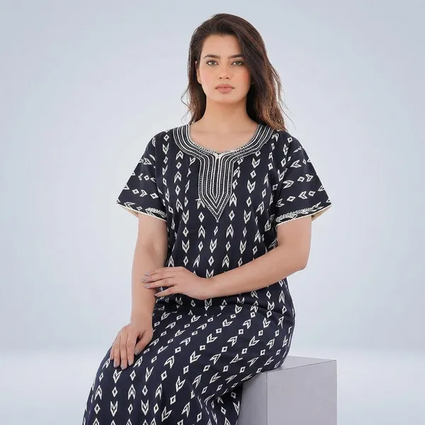 Cotton_Embroidery_Nighty_For_Women