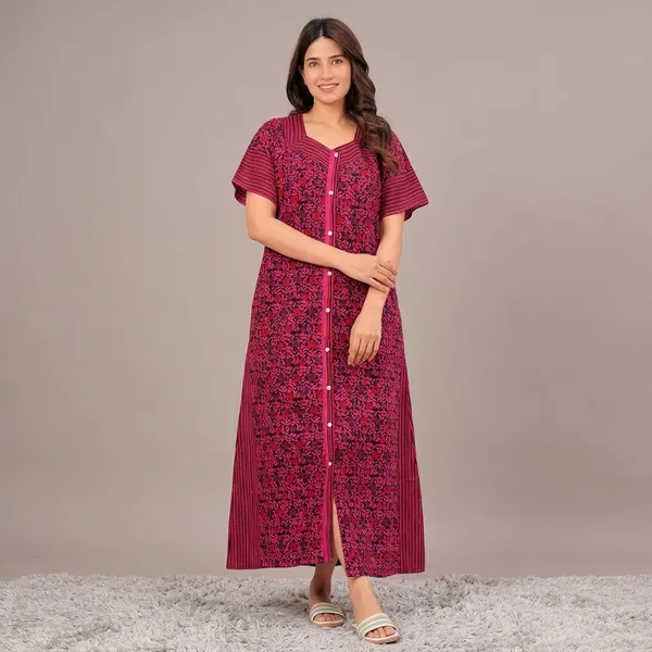 Cotton_Block_Print_Night_Gown