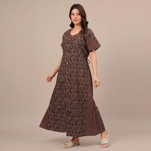 Cotton_Block_Print_Night_Gown