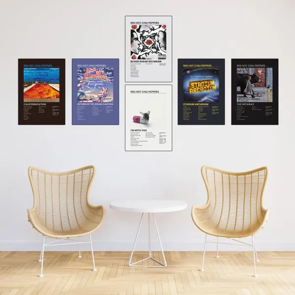 Multicolor_Red_Hot_Chili_Peppers_Music_Album_Set_Of_6_For_Home,_Bedroom,_Living_Room_And_Walls_Art_(Multicolor,_8_Inch)