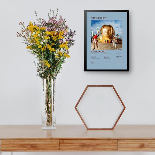 Multicolor_Travis_Scott_(Astroworld)_Music_Album_Posters_With_Frame_(Set_Of_1)_13X10_Inch