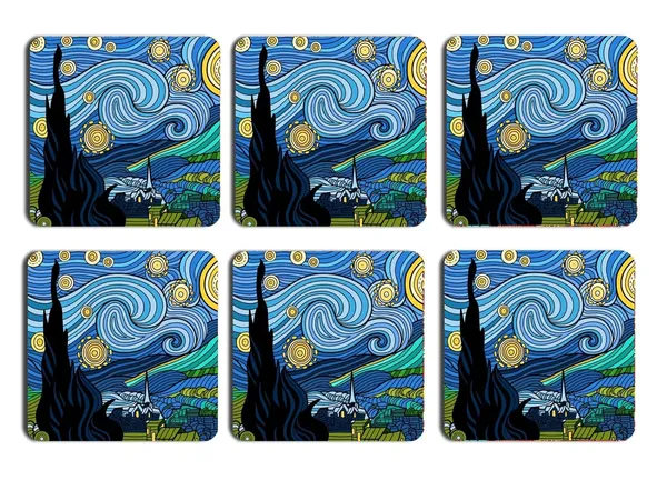 Multicolor_Pine_Wood_Material_Farm_Mount_Printed_Tea_Coaster_Dining_Table_Decor_Square_Coasters_Kitchen_Decorative_Items_Home_Decor_(Set_Of_6)(3.8_*_3.8_Inch)