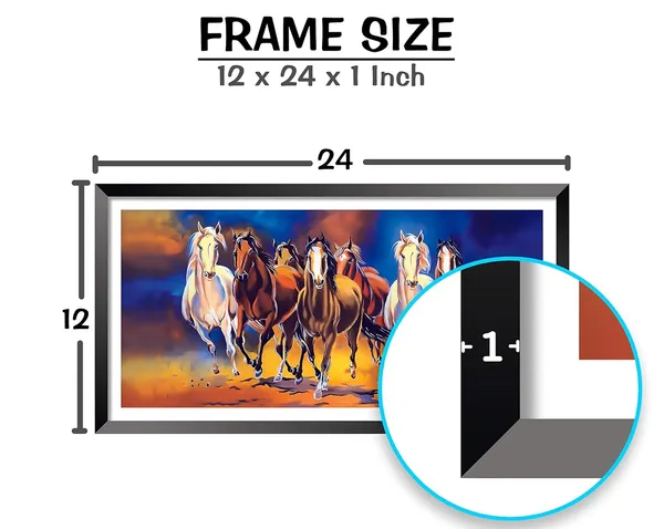 Running_Horses_Vastu_Painting_Blessing_Lucky_Horse_White_Photo_Frame_Modern_Art_With_Lamination_Art_For_Living_room_Office_Decor