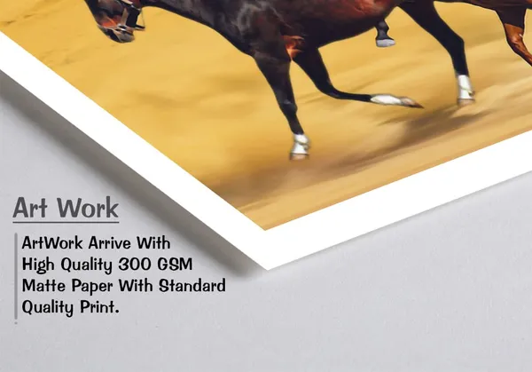 Horse_Brown_Running_Horses_Vastu_Painting_Blessing_Lucky_Horse_White_Photo_Frame_Modern_Art_With_Lamination_Art_For_Living_room_Office_Decor