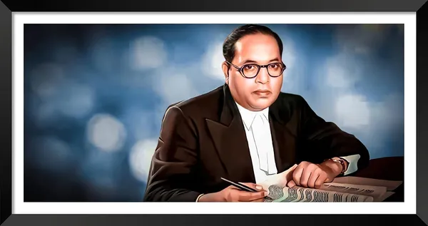 Black_Dr._B.R._Ambedkar_Laminated_Uv_Coated_Framed_Baba_Saheb_Ambedkar_Painting_Frames_Wall_Mount_For_Office_Home