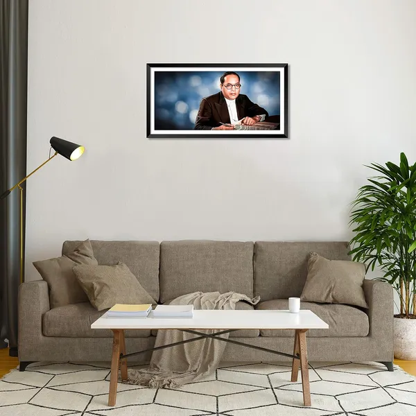 Black_Dr._B.R._Ambedkar_Laminated_Uv_Coated_Framed_Baba_Saheb_Ambedkar_Painting_Frames_Wall_Mount_For_Office_Home