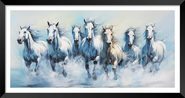 Black_Running_Horses_Vastu_Painting_Blessing_Lucky_Horse_White_Photo_Frame_Modern_Art_With_Lamination_Art_For_Living_room_Office_Decor