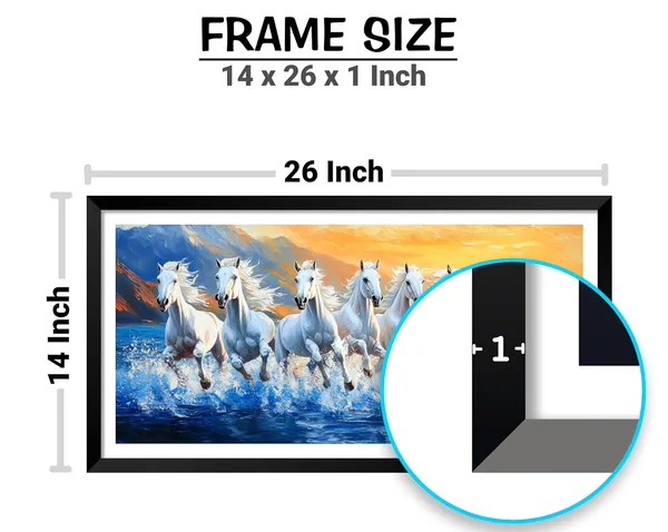 Running_Horses_Vastu_Painting_Blessing_Lucky_Horse_White_Photo_Frame_Modern_Art_With_Lamination_Art_For_Living_room_Office_Decor