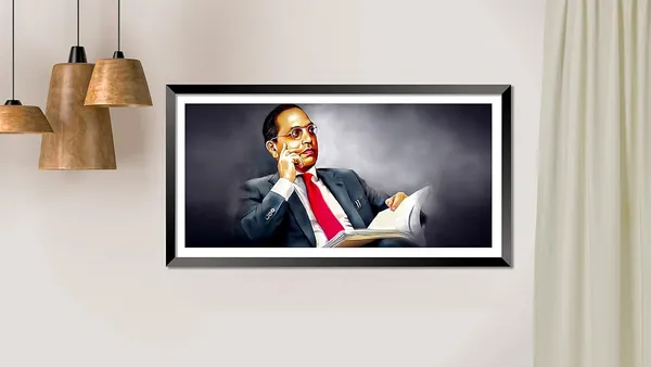 Dr_B.R._Ambedkar_Poster_With_Frame_For_Office