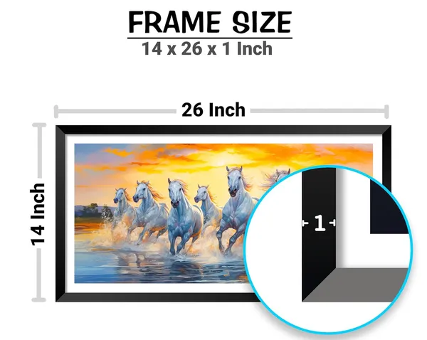 Running_Horses_Vastu_Painting_Blessing_Lucky_Horse_White_Photo_Frame_Modern_Art_With_Lamination_Art_For_Living_room_Office_Decor