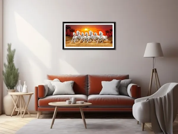 Black_Running_Horses_Vastu_Painting_Blessing_Lucky_Horse_White_Photo_Frame_Modern_Art_With_Lamination_Art_For_Living_room_Office_Decor