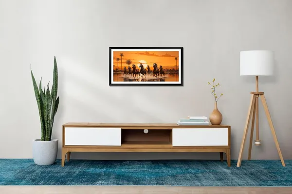 Black_Running_Horses_Vastu_Painting_Blessing_Lucky_Horse_White_Photo_Frame_Modern_Art_With_Lamination_Art_For_Living_room_Office_Decor