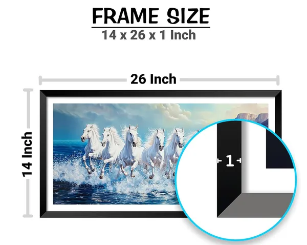 Running_Horses_Vastu_Painting_Blessing_Lucky_Horse_White_Photo_Frame_Modern_Art_With_Lamination_Art_For_Living_room_Office_Decor