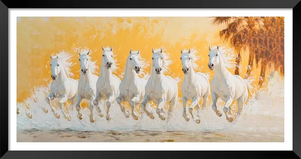 Running_Horses_Vastu_Painting_Blessing_Lucky_Horse_White_Photo_Frame_Modern_Art_With_Lamination_Art_For_Living_room_Office_Decor