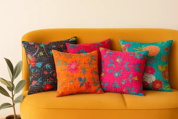Floral_Kantha_Cushion_Covers_|_16_X_16_Inches