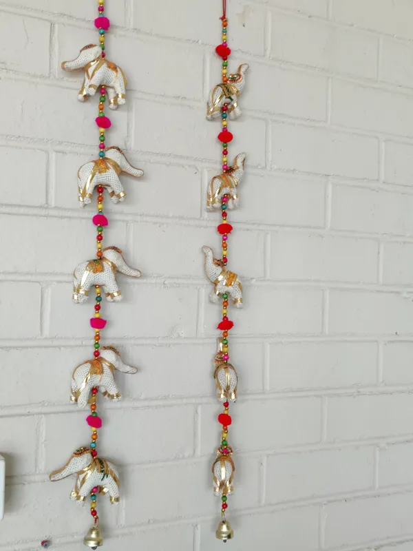 Jute_Cotton_Gotta_Patti_Elephant_Latkan_Pair_-_Set_Of_2_Swingy_Sparkle