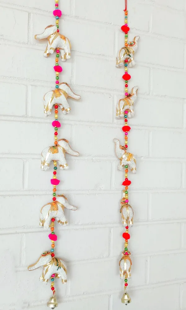 Jute_Cotton_Gotta_Patti_Elephant_Latkan_Pair_-_Set_Of_2_Swingy_Sparkle
