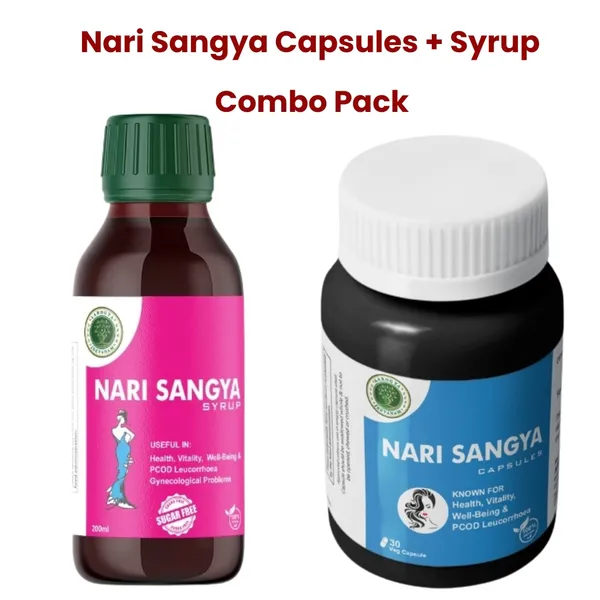 Nari_Sangya_Ayurvedic_Combo_–_Capsules_&_Syrup_|_PCOD,_White_Discharge