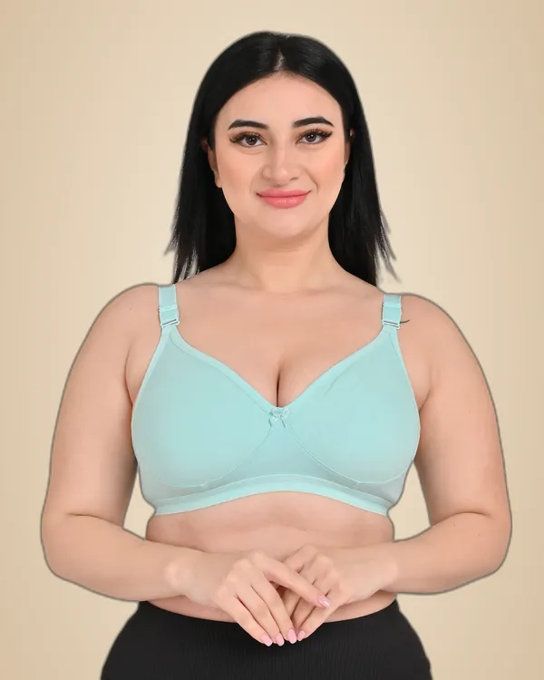 Pack_Of_1_Women's_Cotton_Blend_Solid_Full_Coverage_Ethnic_Daily_Wear_Non_Padded_Bra