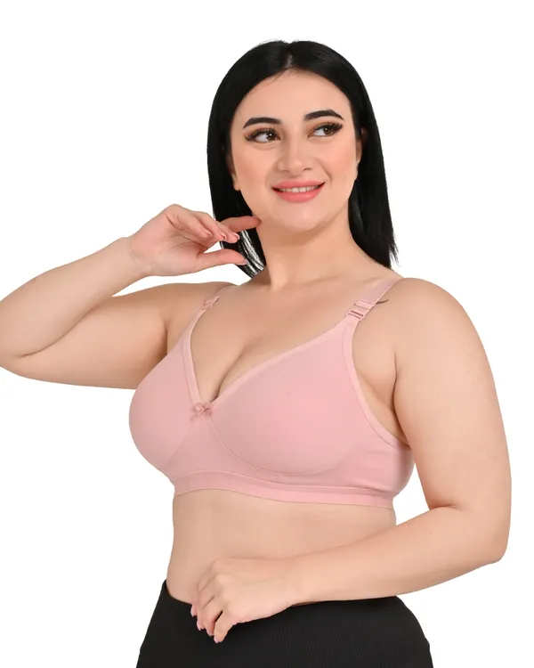 Pack_Of_2_Women's_Cotton_Blend_Solid_Full_Coverage_Ethnic_Daily_Wear_Non_Padded_Bra