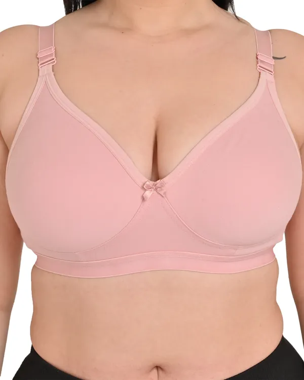 Pack_Of_2_Women's_Cotton_Blend_Solid_Full_Coverage_Ethnic_Daily_Wear_Non_Padded_Bra