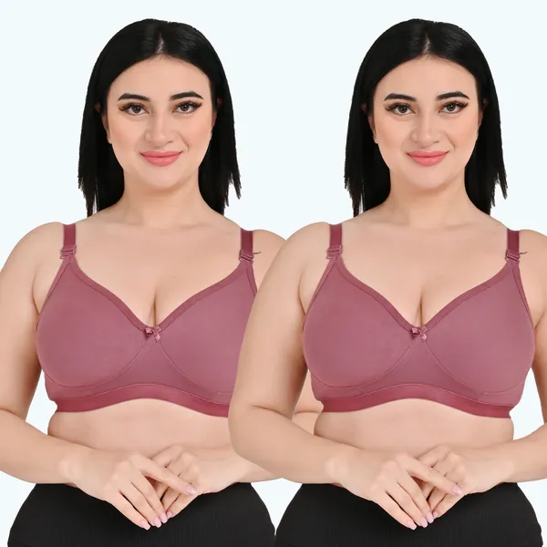 Pack_Of_2_Women's_Cotton_Blend_Solid_Full_Coverage_Ethnic_Daily_Wear_Non_Padded_Bra