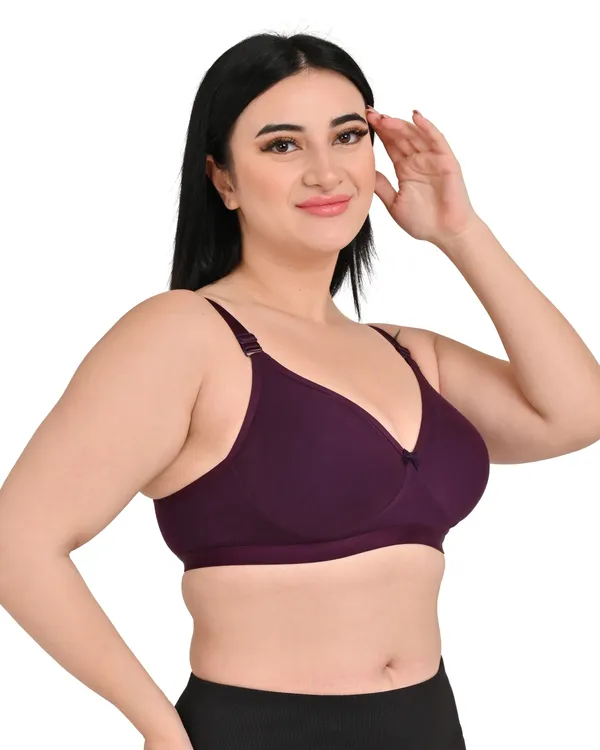 Pack_Of_2_Women's_Cotton_Blend_Solid_Full_Coverage_Ethnic_Daily_Wear_Non_Padded_Bra