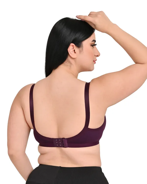 Pack_Of_1_Women's_Cotton_Blend_Solid_Full_Coverage_Ethnic_Daily_Wear_Non_Padded_Bra