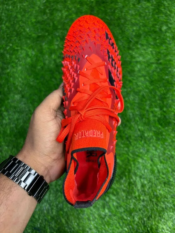 Orange_Predator_Freak_High_Top_Football_Boots_With_Lace_Fg_For_Unisex