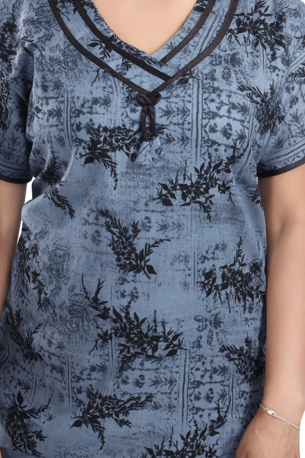 Grey_Cotton_Floral_Regular_Nighty_For_Women
