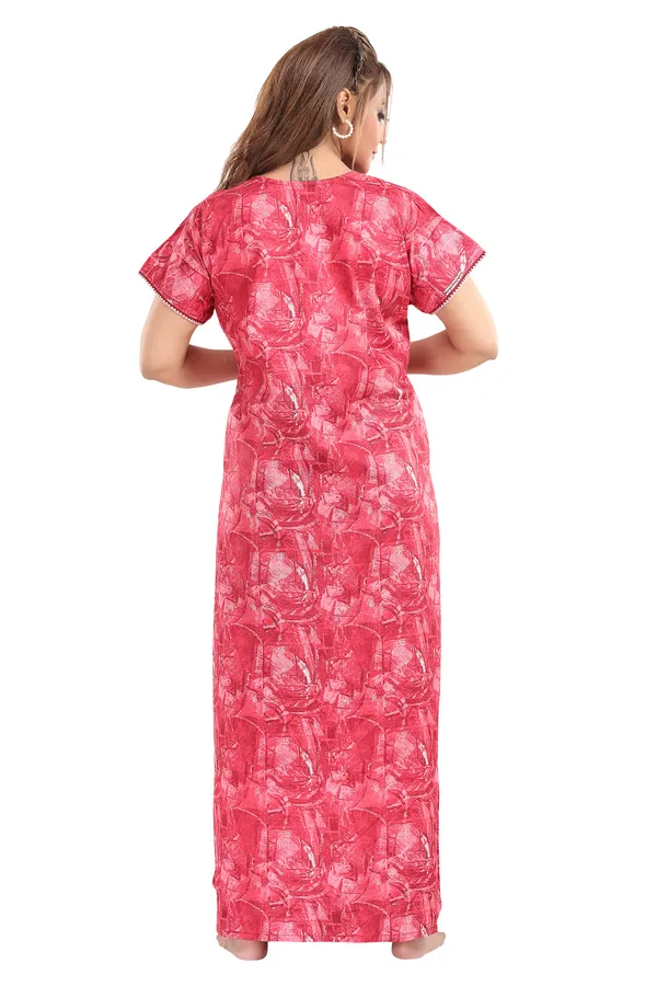 LIFE-TALE_Cotton_Feeding/Maternity_Nighty(Red)
