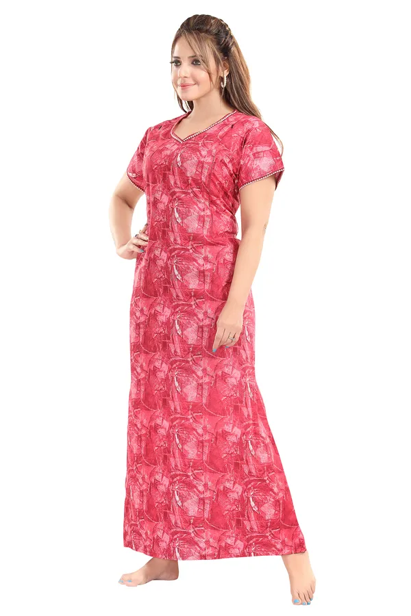 LIFE-TALE_Cotton_Feeding/Maternity_Nighty(Red)