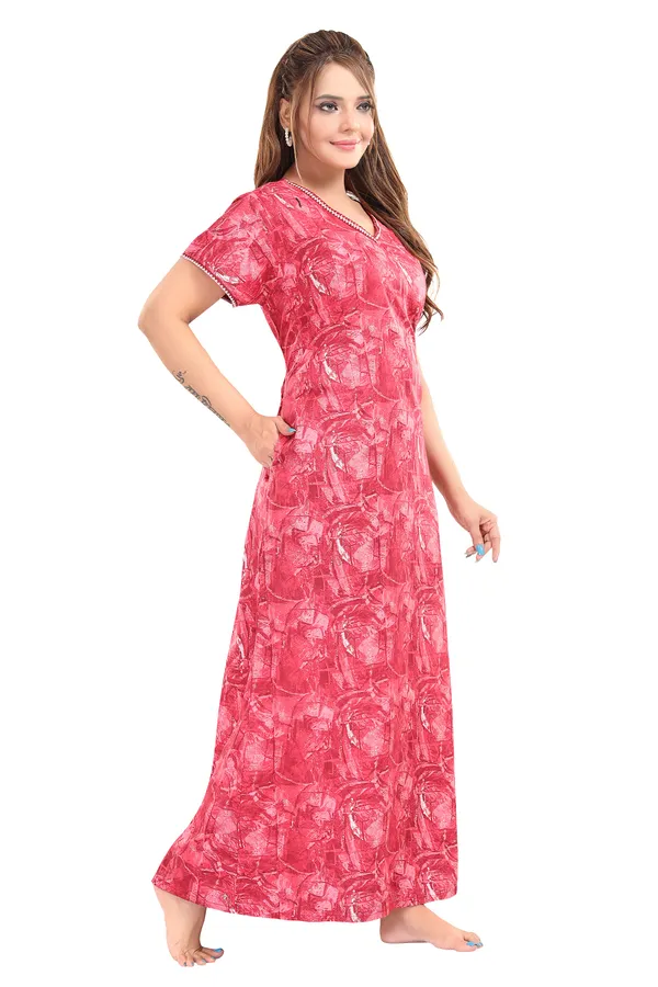 LIFE-TALE_Cotton_Feeding/Maternity_Nighty(Red)