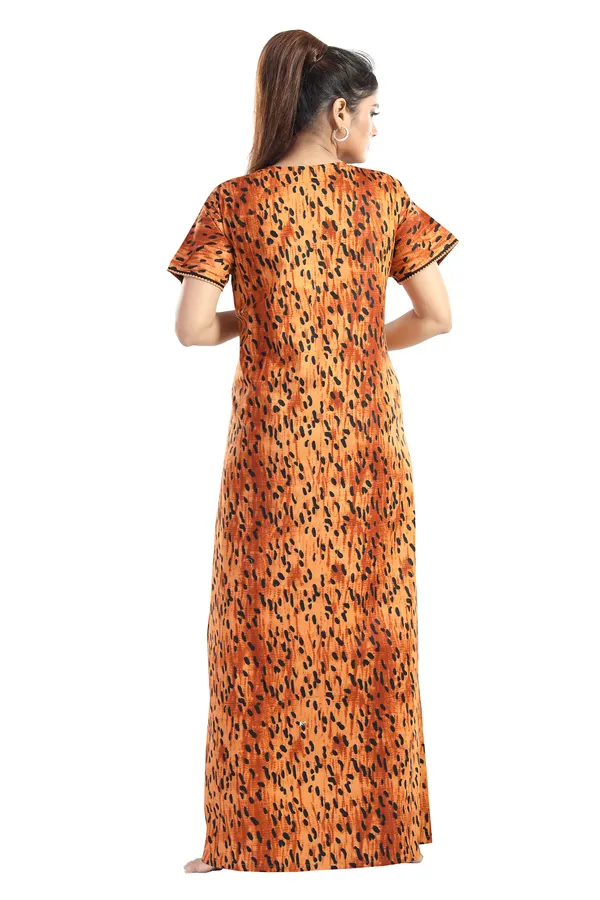 LIFE-TALE_Cotton_Feeding/Maternity_Nighty_for_women(Gold)