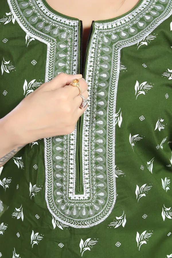 Mahendi_Cotton_Long_Zip_Feeding_Regular_Nighty_For_Women