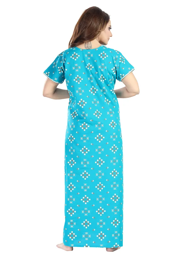 Blue_Cotton_Box_Print_Long_Zip_Feeding_Regular_Nighty_For_Women