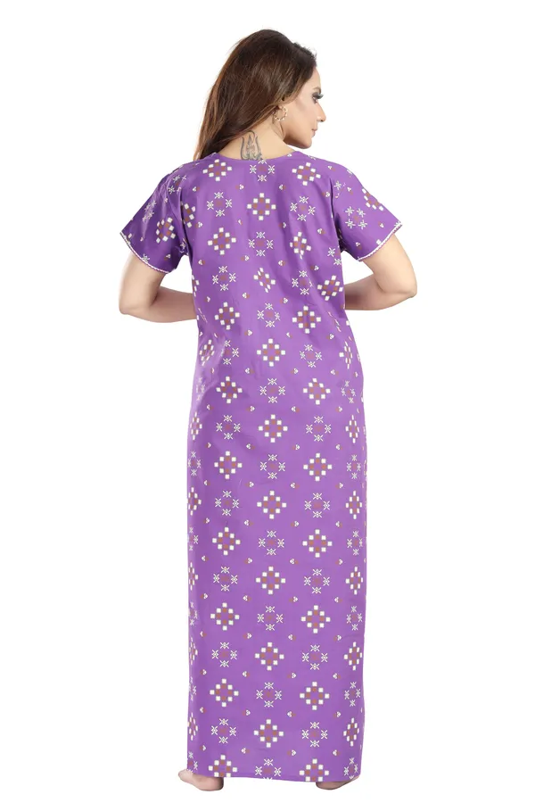 Purple_Cotton_Box_Print_Long_Zip_Feeding_Regular_Nighty_For_Women