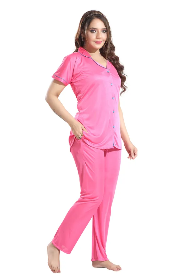 Baby_Pink_Satin_Regular_Confortable_Night_Suit_Set_For_Women