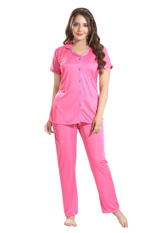 Baby_Pink_Satin_Regular_Confortable_Night_Suit_Set_For_Women